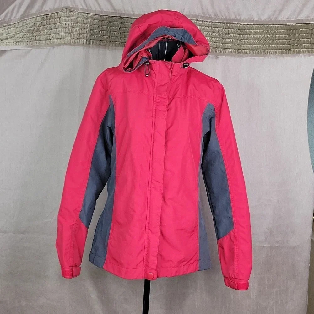 PORT AUTHORITY Hooded Red and Gray Alabama‎ Jacket XS